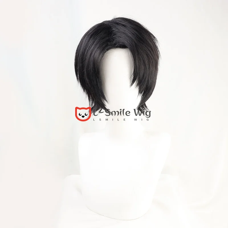 Anime Yuuta Okkotsu Wig Anime Black Short Okkotsu Yuta Cosplay Hair Heat Resistant Halloween Party Man Wigs + Free Wig Cap