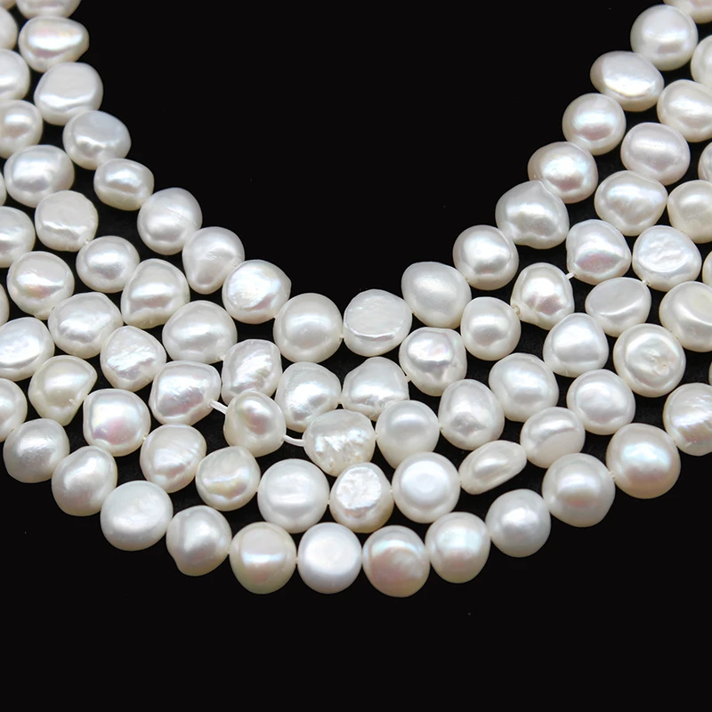 100% Natural White Freshwater Baroque Pearls Beads  Irregular Pearl Beads For Jewelry Making DIY Earrings Bracelet Necklace