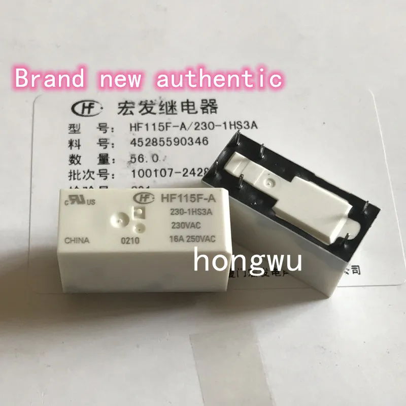 100% Original New 1PCS/ HF115F-A-230-1HS3A 230VAC relay 16A 6pins