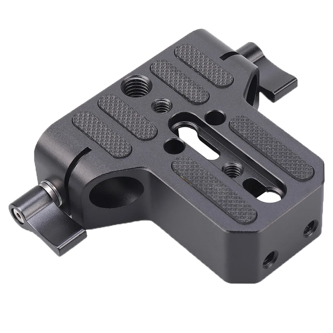 Universal Kamera Grundplatte Schulter Rig 15mm Stange Clamp Quick Release Adapter für Sony DSLR Käfig Vlog Schulter Unterstützung System – Detail 2