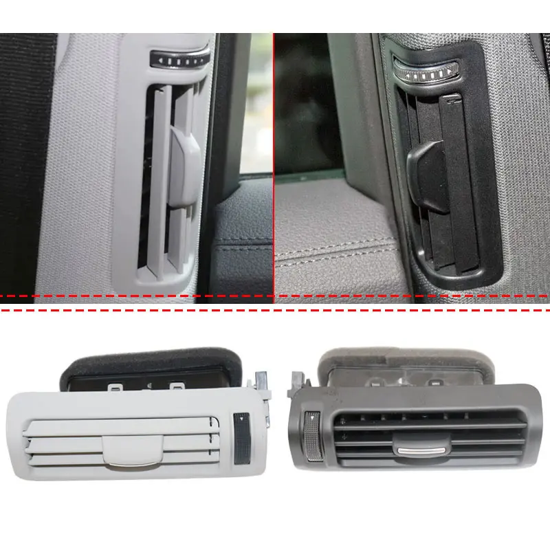 Beige grey black For AUDI A6L C7 B-pillar A/C Heater Air Conditioner Duct Vent Cover Grill Outlet Protective Zhongzhu outlet