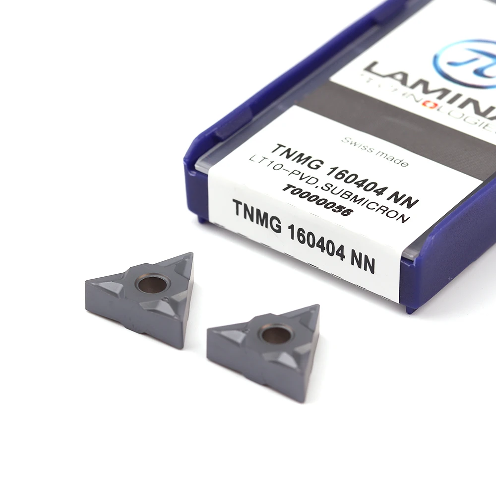 LAMINA 100% originale TNMG160408 NN LT10 carburo cementato TNMG160404 NN LT10 rotonda utensile da tornio CNC di fresatura macchina