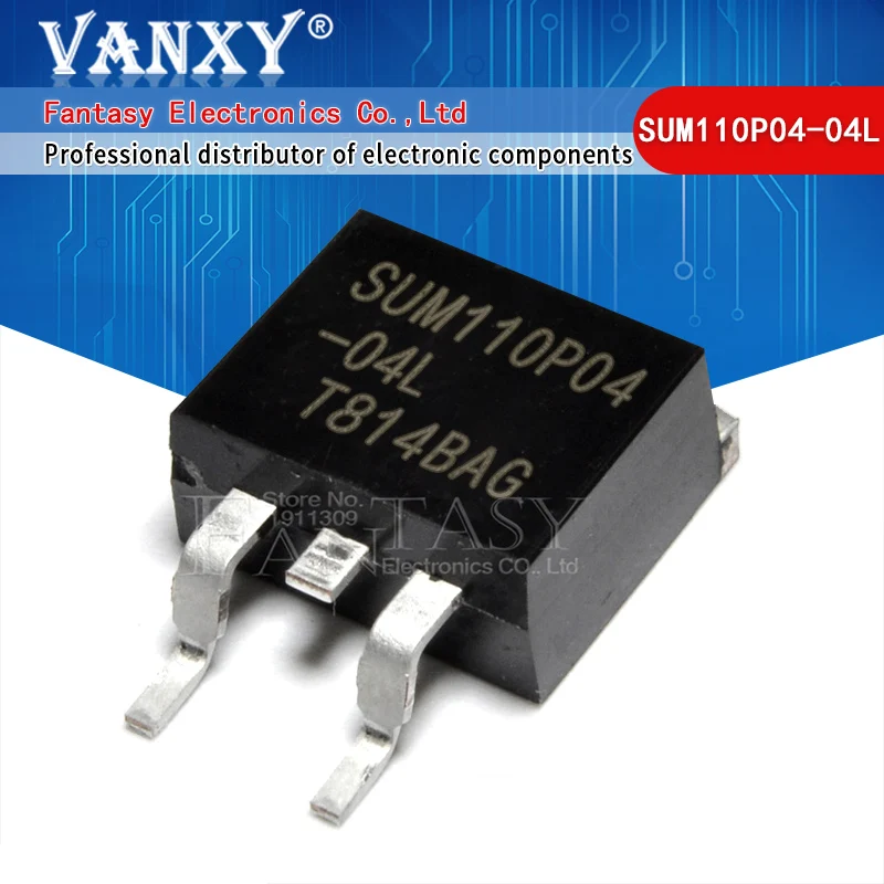 Imagem -03 - N-channel 250v Mosfet 10 Pcs Sum45n2558 Sum45n25 Para263 45n25 Sum65n2030 Sum110p0404l 45a Sum110p04-04