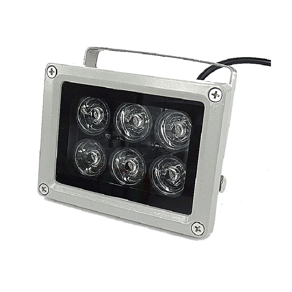 cctv leds pecas ir luz cctv fill leds iluminador lampada infravermelha ip66 visao noturna a prova impermeavel agua para camera cctv 60m 01