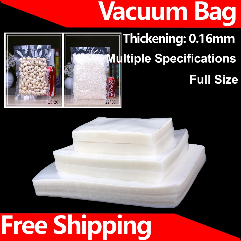 Vacuum Bags Nylon PA Vacuum Seal Bags Thick 0.16mm Food Storage Vacuum Sealer Bags Kitchen Packaging Bags Food Packing Bag Small