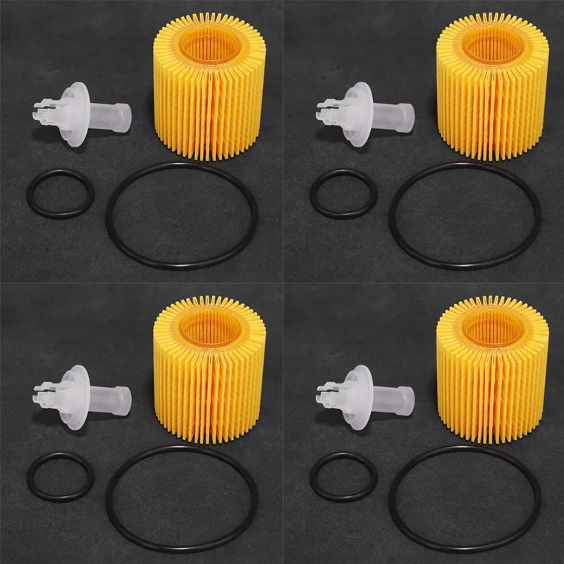 5 Pcs Oil Filter Set 04152-YZZA6 for Toyota Corolla Prius Scion Im Xd