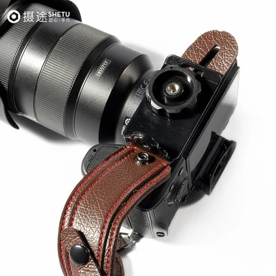 Camera Wrist Strap Hand Belt Wrist Band with 1/4 Quick Release Plate for Ball head tripod p50 Arca-Swiss RRS Manfrotto YUNTENG