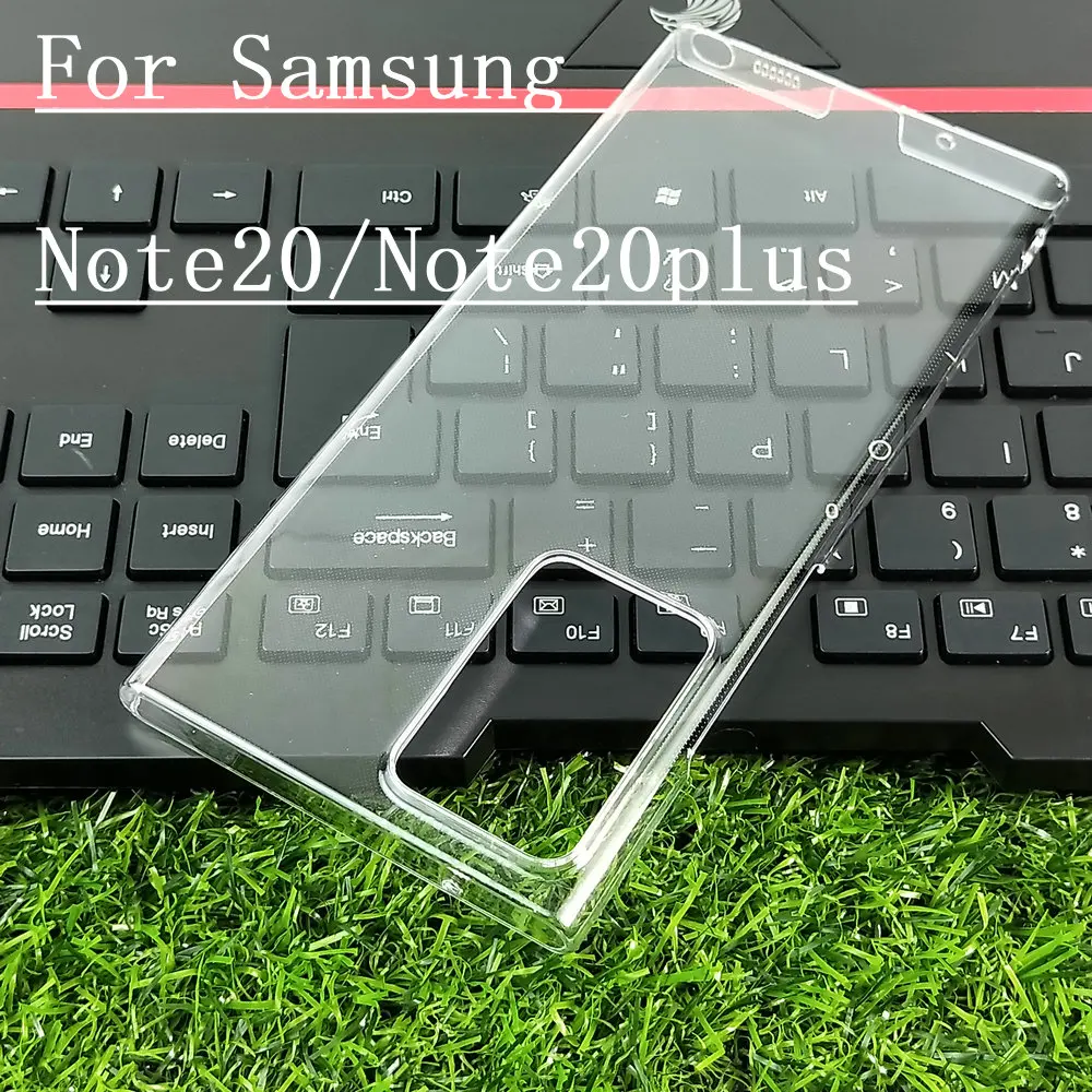 For Samsung  Galaxy Note 20 Ultra Note 10 Plus Lite S10 5G A71 A51 Phone Case Hard PC Clear Case Camera Protect Back Cover