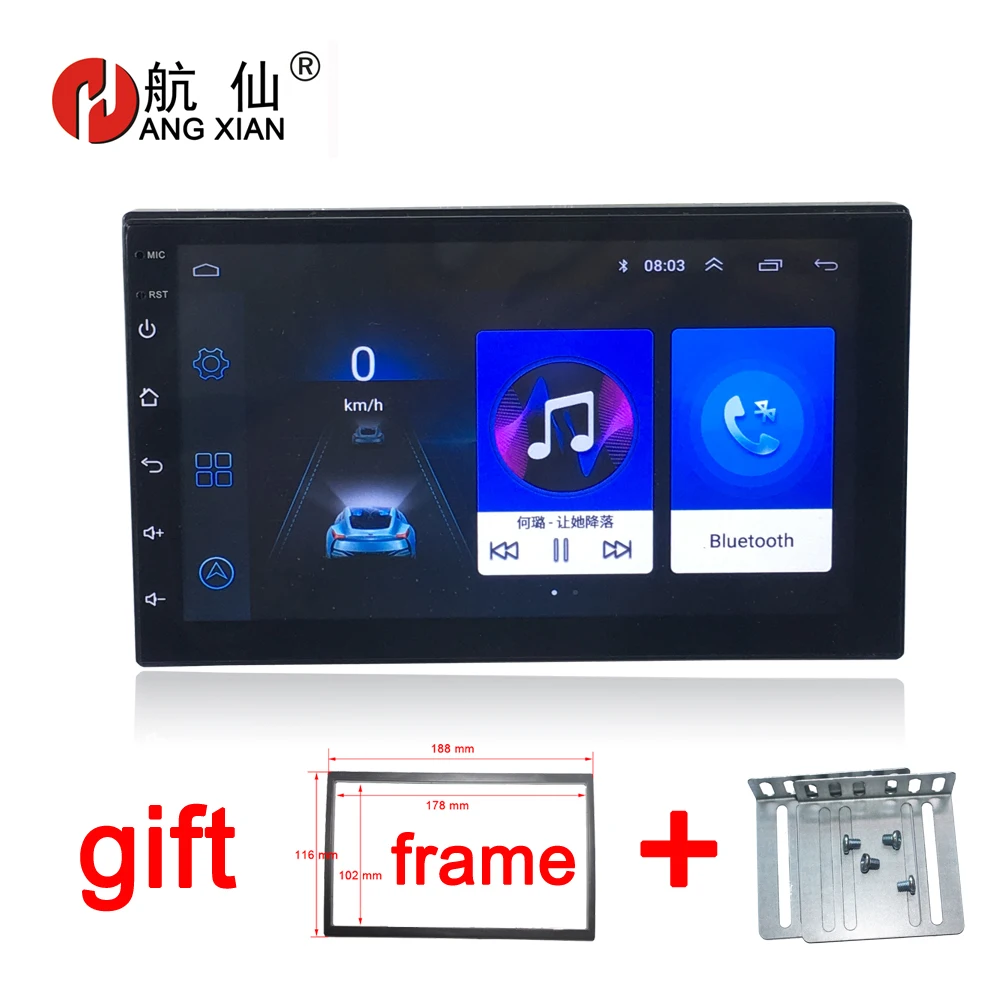 Android 10 Autoradio Universele Auto Dvd Speler Gps Navigatie Voor Nissan Tiida Qashqai X-Trail Hyundai Toyota Kia byd Mazda