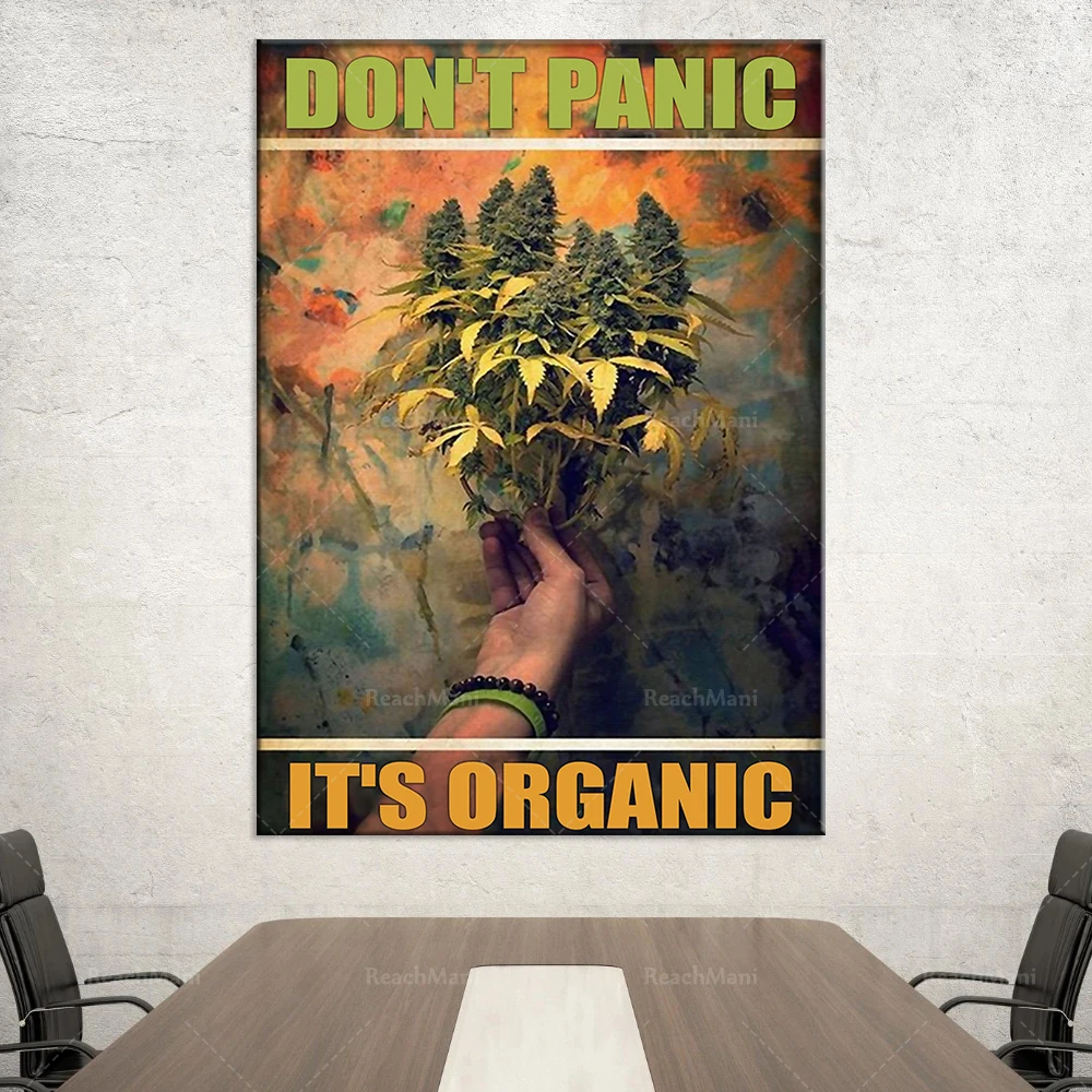 

Hippie Fumer smoke weed organic poster bedroom wall art printing home life decoration poster