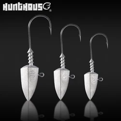 Hunthouse fishing hooks jig head 20g 30g 40g 3 pcs/pack  fishing tackle equiped with soft lure peche 2020 new lw313