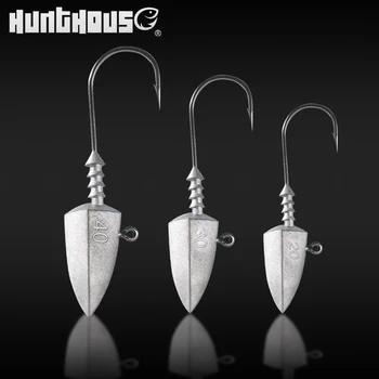 Hunthouse ตะขอตกปลา JIG HEAD 20g 30g 40g 3 ชิ้น/แพ็คตกปลาติดตั้งนุ่มล่อ peche 2020 ใหม่ lw313