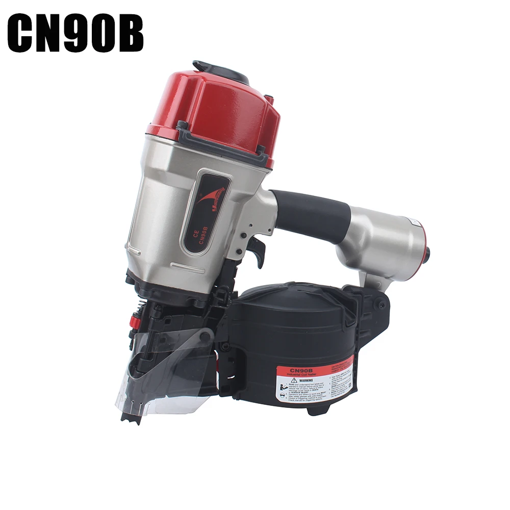 Quality YOUSAILING CN90B Pneumatic Industrial Coil Nailer Efficient Light Roll Nail gun For Pallet Making Nail Depth Adjustable