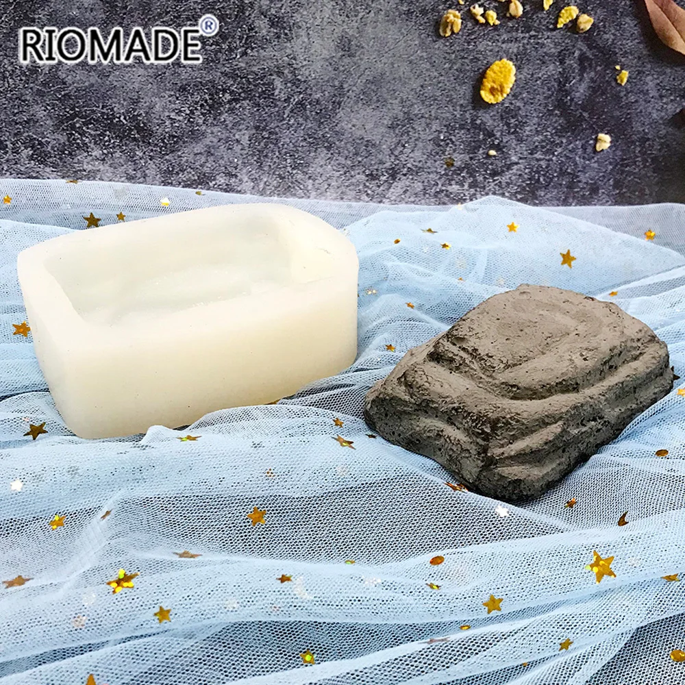 3D Big Size Dinosaur Stone Silicone Mold For Creativity Archeology Dig Stone Form Mould DIY Crafts Gypsum Clays Making Molds