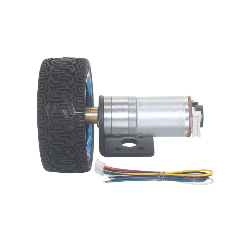 JGA25-370 DC 6V 12V 24V Getriebemotor Encoder Geschwindigkeitsmesscode Scheibe Hochleistungs-Balance-Trolley-Motor mit großem Drehmoment