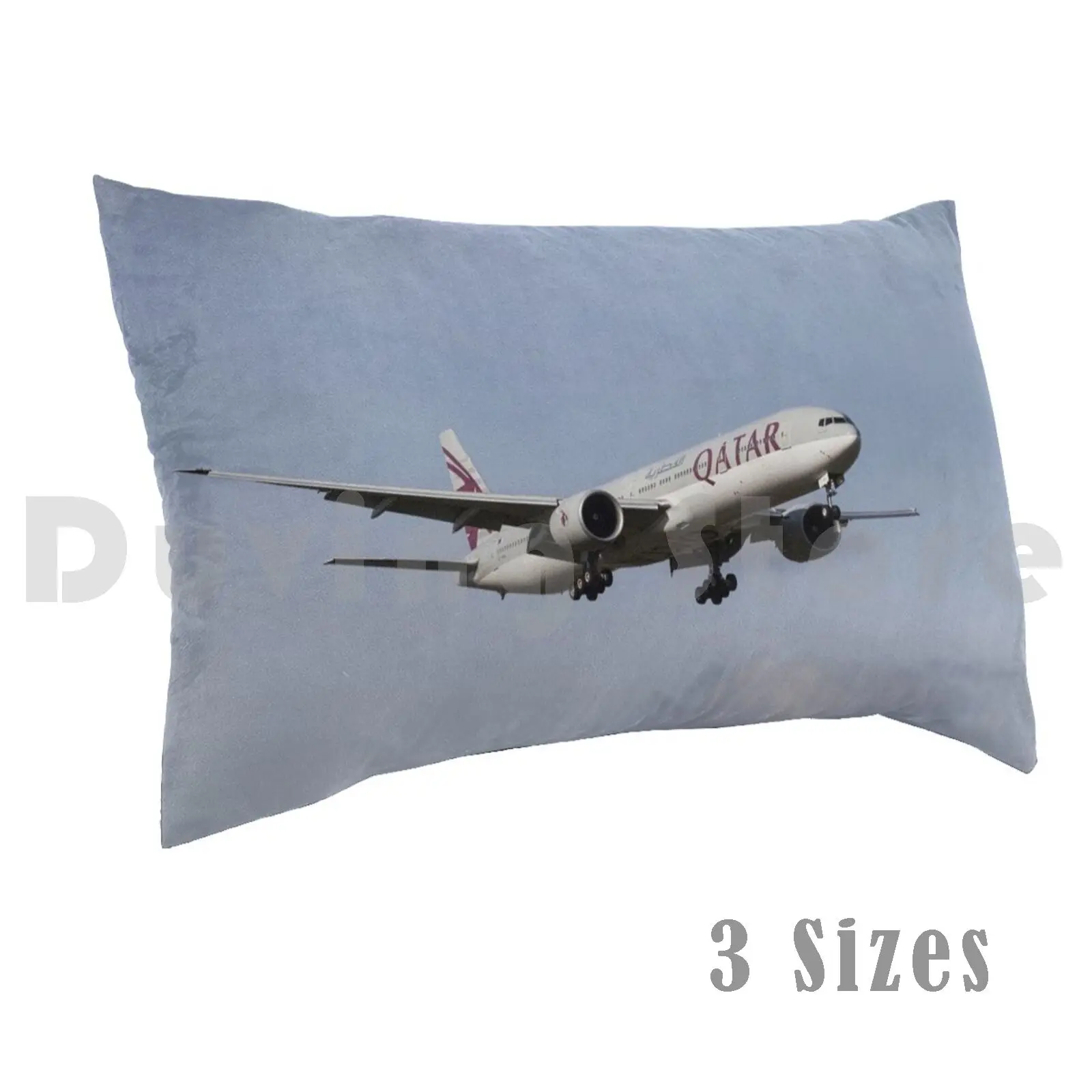 Qatar Airways Boeing 777-3dz Pillow Case DIY 50*70 Boeing 777 3dz Er Qatar Airway Qatar Airway Qatar Airway