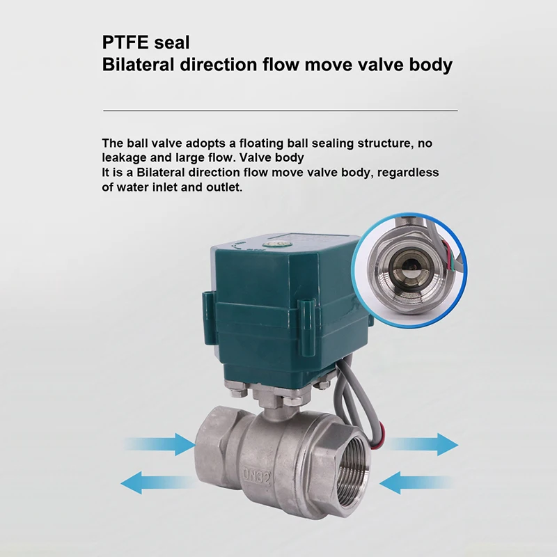 Imagem -04 - Válvula de Esfera Motorizada Full Bore Grande Torque ou Fios Atuador Elétrico ac 220v dc 24v dc 12v Dn1550 Aço Inoxidável