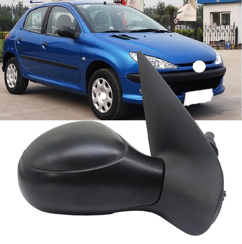 Lofty Richy Manual /Electric For Peugeot 206 207 Citroen C2 Outer Side Rearview Mirror Side Mirror Assy Reverse Mirror Assembly