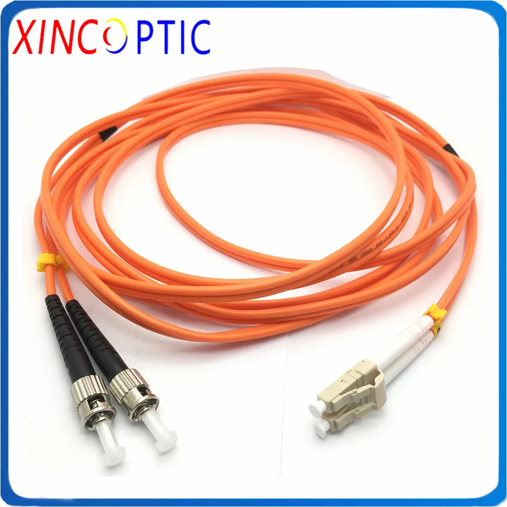 

ST-LC 50 MM Fiber Jumper, MM OM2 50/125um OM1 Dual Fiber Duplex 1/2/3/5MeterSC-LC/ST/FC/SC UPC Fiber Optic Patch Cord Connector