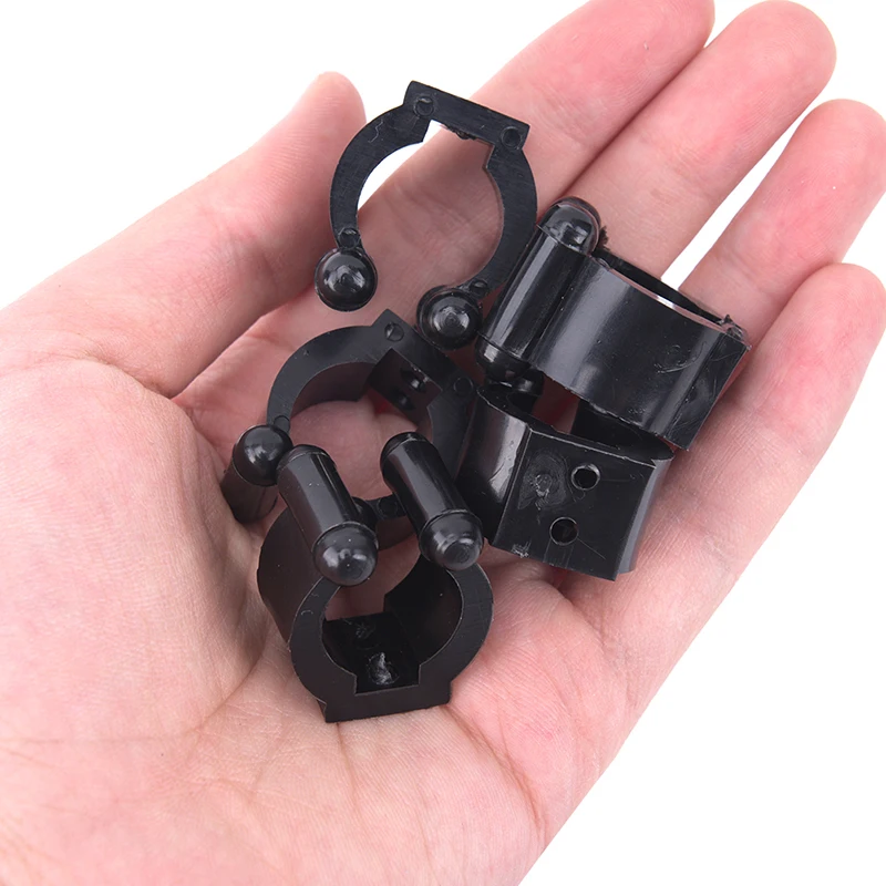 5Pcs/Set Plastic Club Clip Fishing Rod Pole Storage Rack Tip Clamps Holder Without Screws Fishing Rod Rack Fishing Tackle