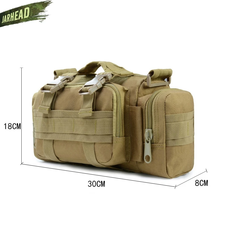 Upgrade 900D Outdoor Waist Bag Military Tactical Waterproof Oxford Climbing Shoulder Bag Fishing Hiking Camera Pouch Hand Bag