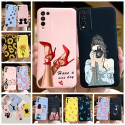 For Huawei Honor 10X Lite Case Silicone Soft Matte Cute Phone Back Cover for Honor 10X Lite Honor10X 10 X Lite Case Fundas 6.67