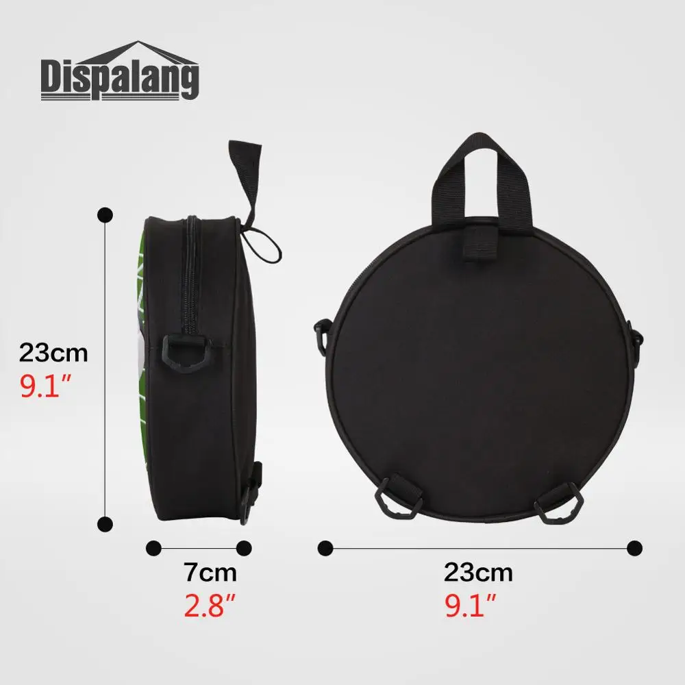 Sublimação Impressão Mochila Redonda para Crianças, 2 em 1, Multifuncional, Crossbody, Bolsa de Ombro, DIY, Logotipo Personalizado, Mini Bolsa