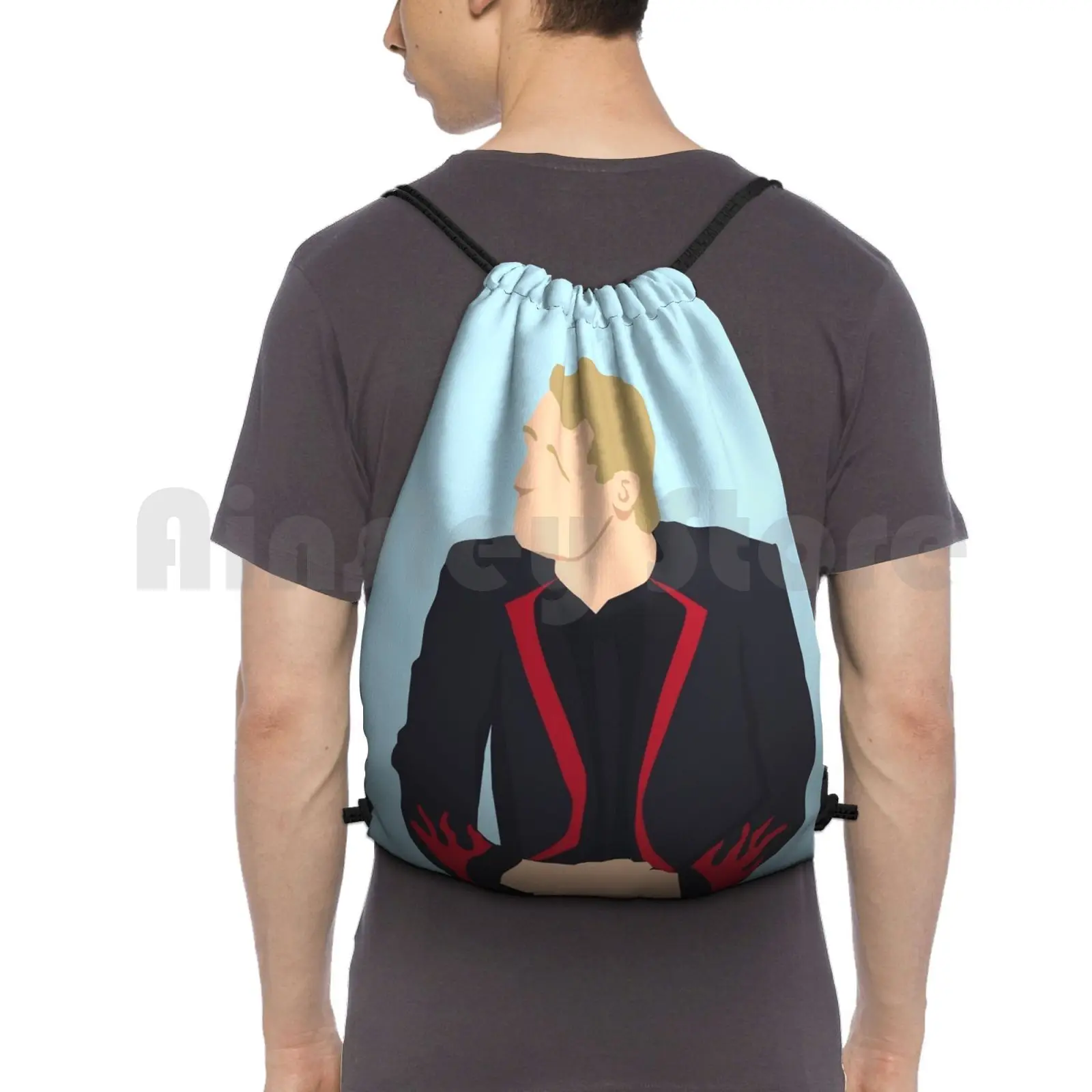 

Peeta Vector Backpack Drawstring Bag Riding Climbing Gym Bag Hunger Games The Hunger Games Peeta Mellark Peeta Katniss