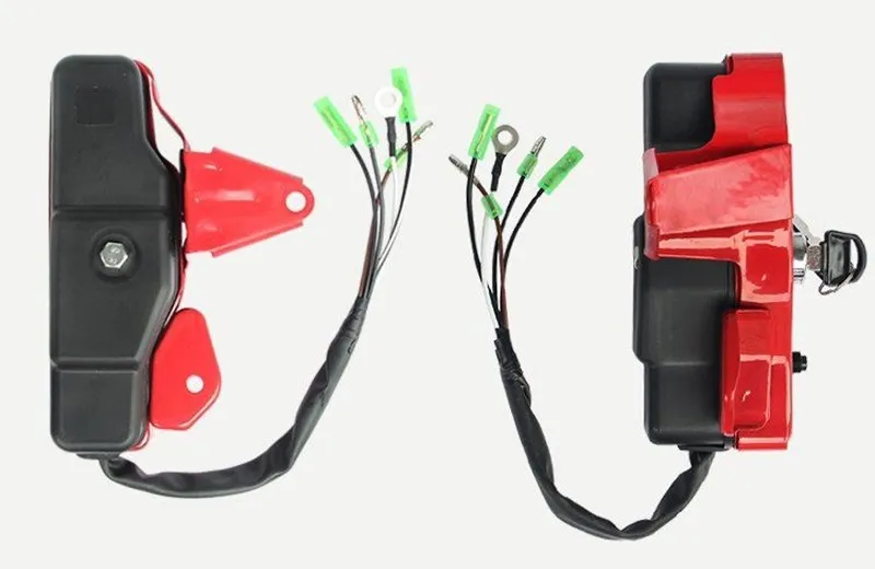 Electric Start Key Switch Control Box for GX160/GX200/168F/170F 5.5~7HP 163cc~212cc 4 stroke Gasoline Engine 5.0
