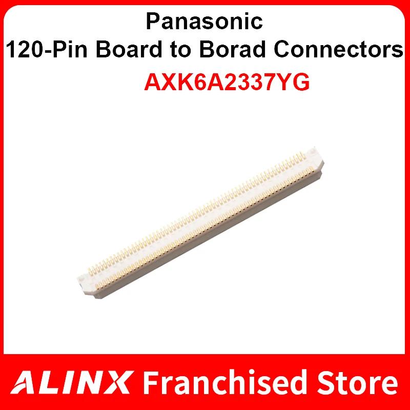 

ALINX AXK680337YG: Panasonic 80-pin industrial grade board to board connectors 0.5mm Spacing