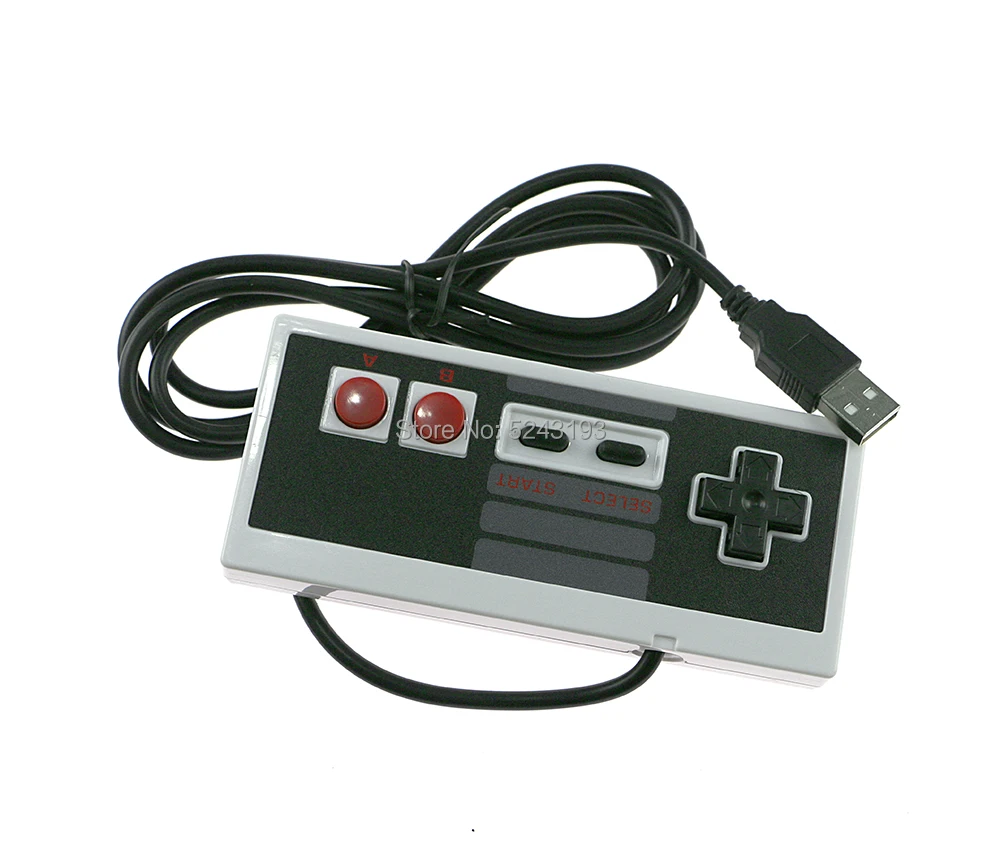 ل NES السلكية وحدة تحكم USB غمبد الكمبيوتر/USB/NES ألعاب الفيديو الكمبيوتر ماندو مقبض الرجعية USB ل NES عصا التحكم مانيت