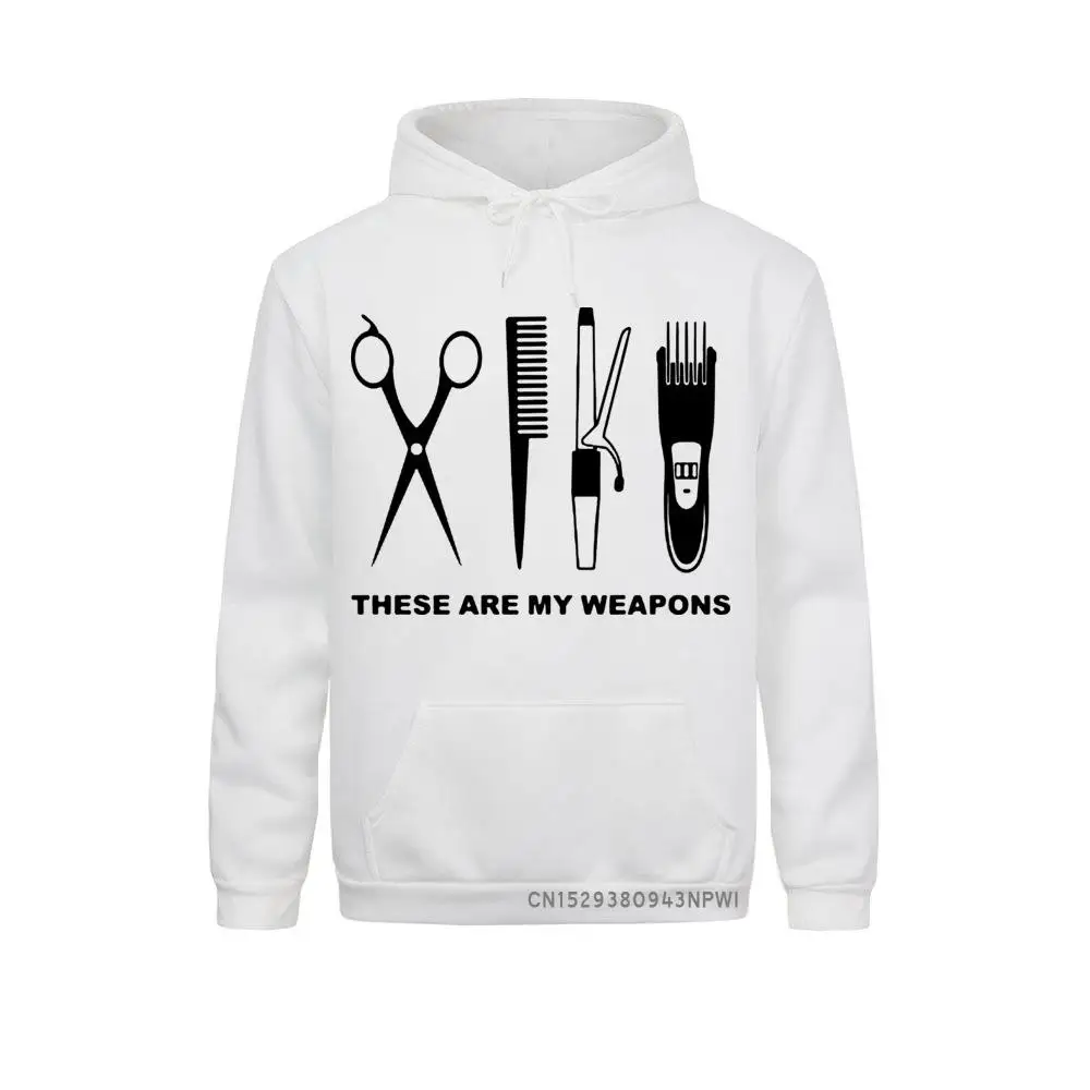 

Barber Funny Hoodie Men' Hood Costume Harajuku Casual Hairdresser Weapon Sweatshirt Scissors Clothing Winter Hoody Tee