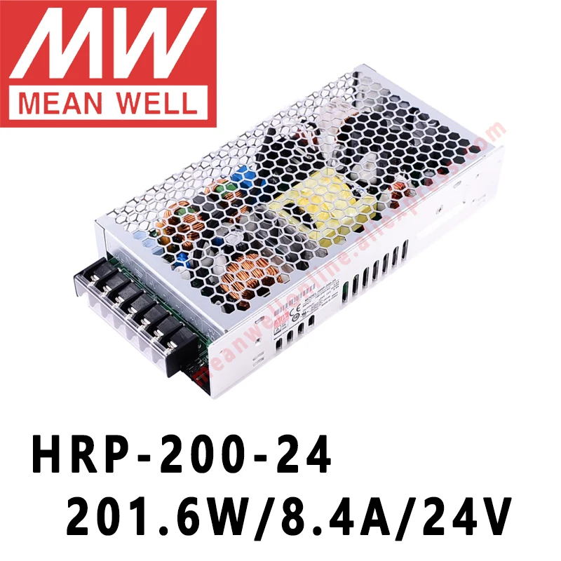 Mean Well HRP-200 series DC 12V 24V 36V 48V meanwell 200W single output with PFC Function Switching Power Supply