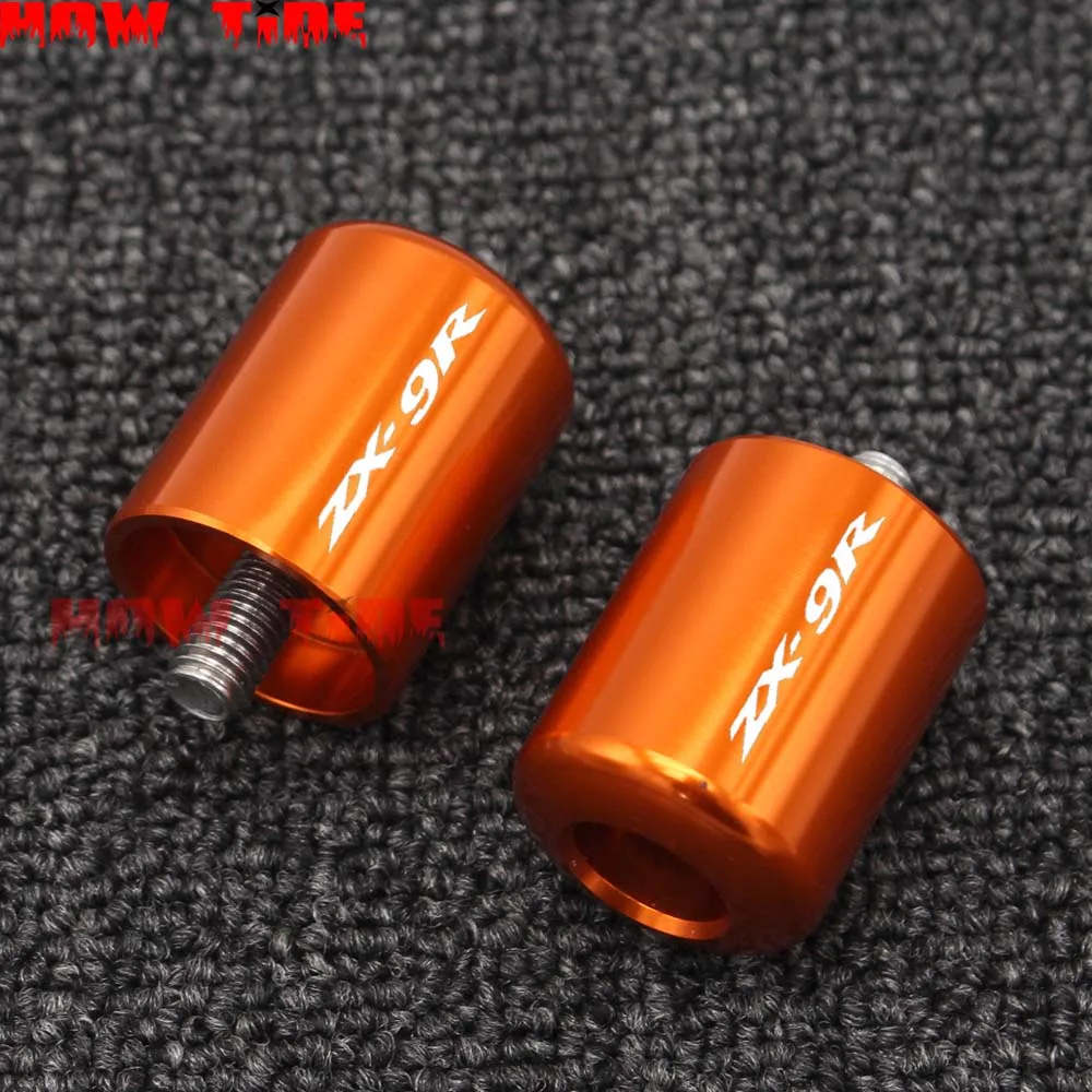 Motorcycle Kawasaki Accessories CNC handlebar handle clamp cover for ZX9R ZX-9R 1998 1999 with logo (ZX-9R)