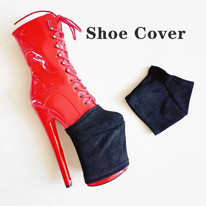 Shoe Cover Pole Dance Shoes Protective Cover High Heels 20cm Waterproof Platform 10cm Suede Material Strong Wear-resistant