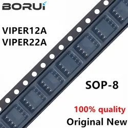 10PCS VIPER12A VIER22AS SOP8 VIPER12 SOP 12A SOP-8 SMD VIPER22AS VIPER12AS VIPER12ASTR new and original IC