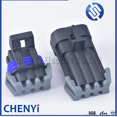 Imagen 2 del producto Conector de cable impermeable automotriz Metri-Pack 150 GT hembra o macho de 6 pines 12052848 12124107   Para cableado de automóvil para Delphi