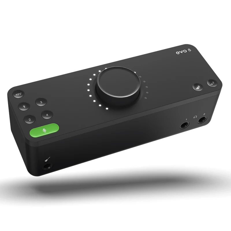 Audient EVO8 4-In / 4-Out Audio Interface Portable Professional Live Recording & Editing Sound Card Arranger Smart Controller