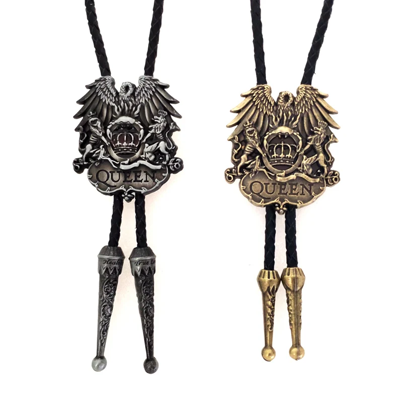 

American West Cowboy bolo Tie Zinc Alloy Eagle Leather Collar Rope Suitable for Birthday Banquet Western Accessories