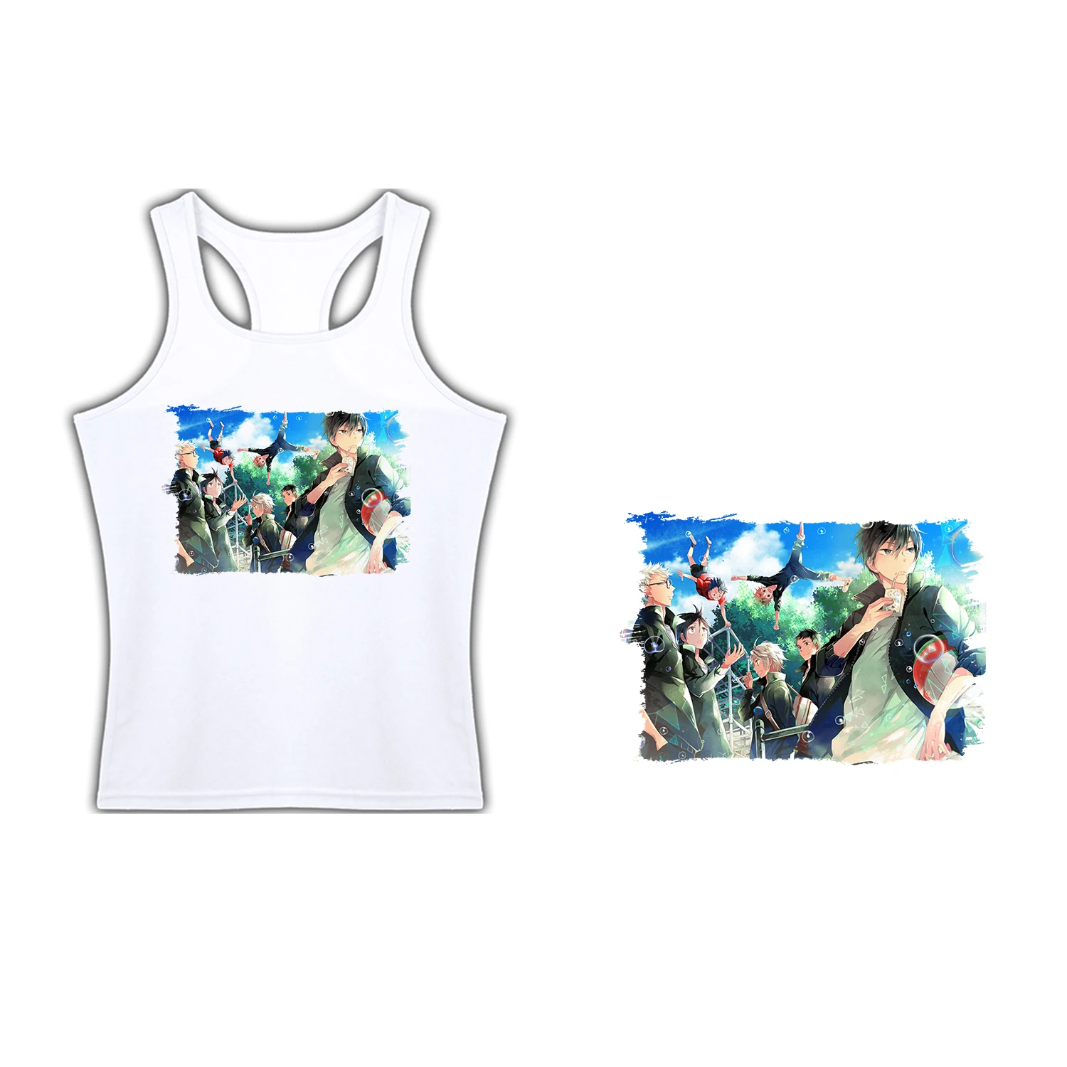 T-SHIRT FOR WOMAN SUSPENDERS HAIKYUU TO THE TOP CHARACTERS women tshirt