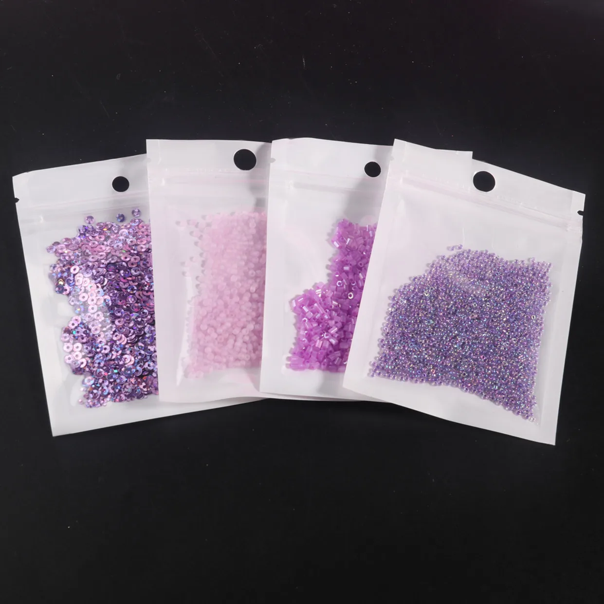 HQ Viola Corolful Repubblica Perle di Vetro Sequijns Per Monili Che Fanno SeedBeads Pendenti E Ciondoli Branelli Del Distanziatore del Mestiere di