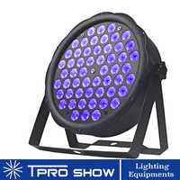 UV Spotlight Sound Party Lights Flat Black Light DMX 512 LED PAR Violet Stroboscope Disco Light Effect For Stage Club Home DJ
