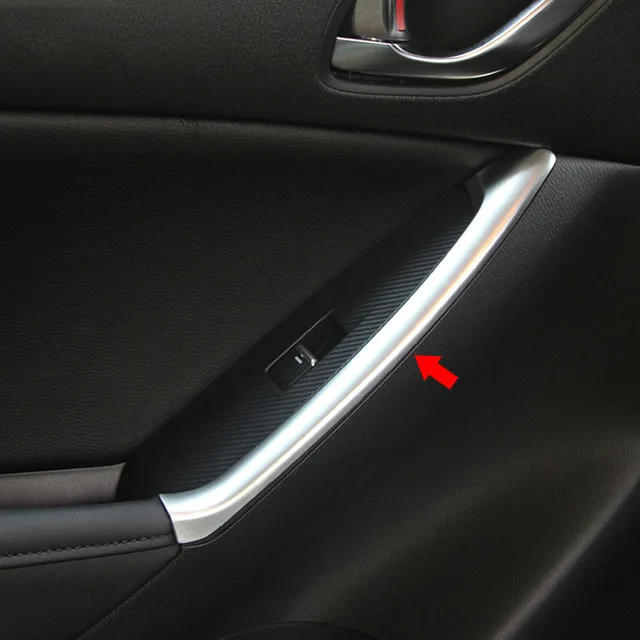 

For Mazda CX-5 CX5 2012 2013 2014 2015 2016 ABS Matte Interior Rear Door Armrest Handle Cover Trim Car Styling Accessories 2pcs