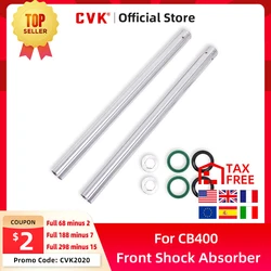 CVK Motorcycle A pair Front shock absorber Front Forks Inside Damping Piston Rods for Honda CB400 1992-1998