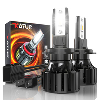 Katur Canbus H7 H4 LED Headlight H1 H3 H11 HB4 9006 HB3 9005 H13 LED Bulbs Auto Motorcycle Fog Lamp High Power CSP Turbo 12V 24V