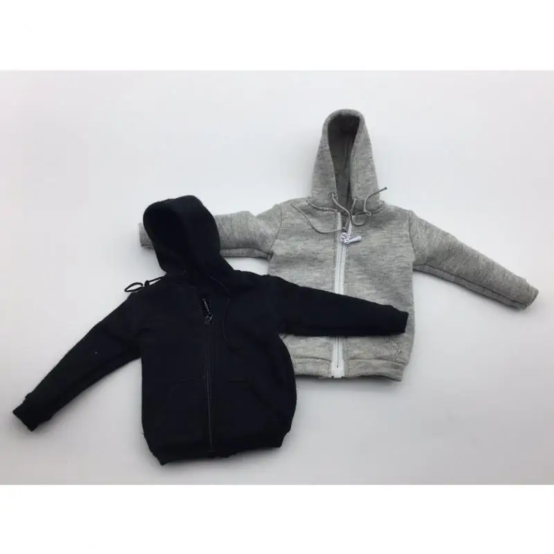 1/6 Scale Mens Zip Up Hoodie Sweatshirt For 12\'\' Action Figure