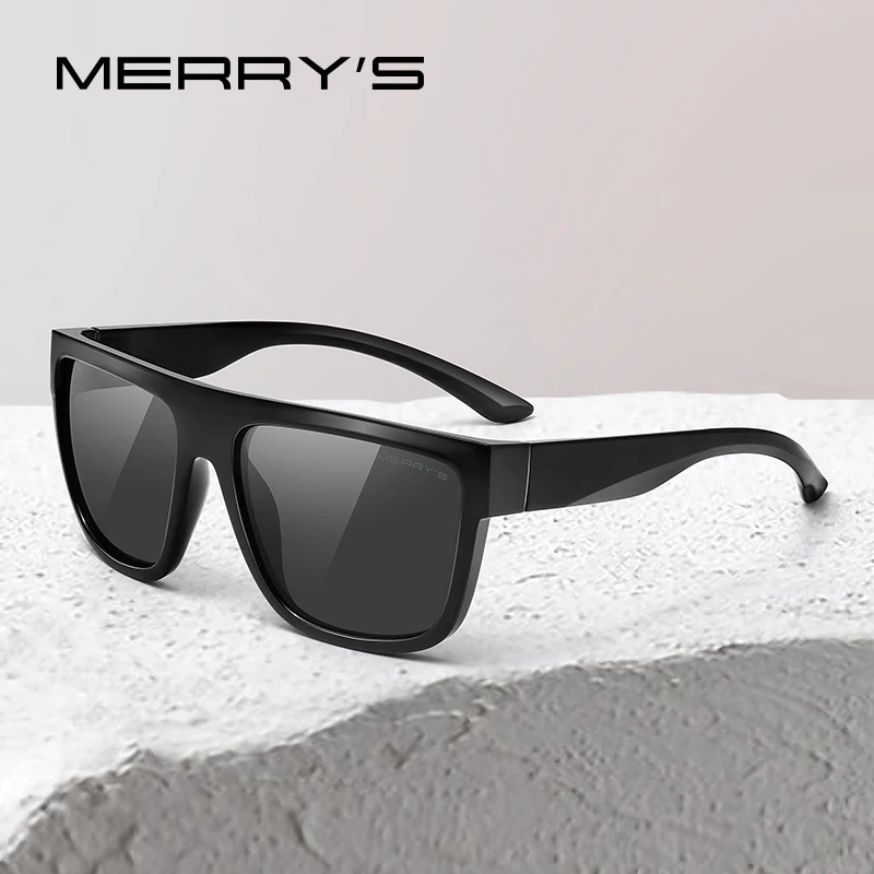 

MERRYS DESIGN Men Polarized Sunglasses Male Driving Spuare Shades Classic Sun Glasses For Men UV400 S3013