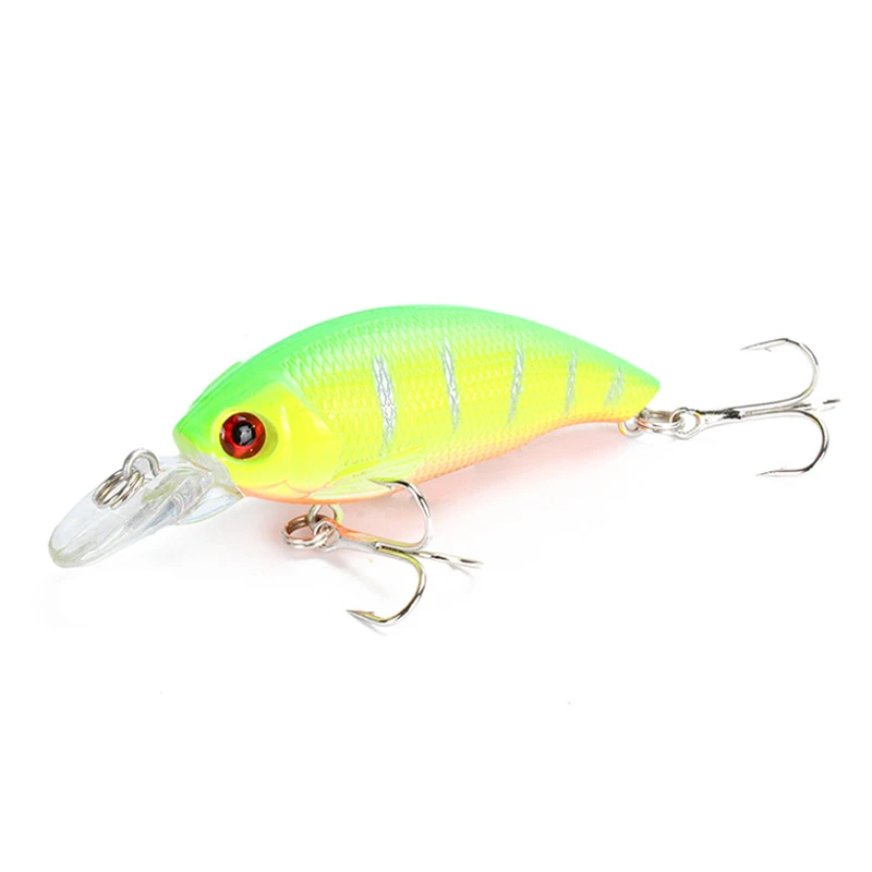 1Pcs Crankbait Fishing Lure Wobblers 8.4g 7.5cm Floating Minnow Artificial Hard Bait 3D Eyes Pesca Bass Pike Fishing Tackle