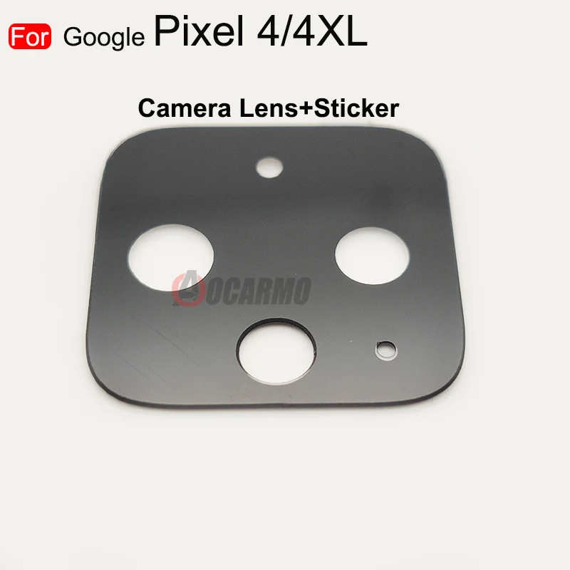 1Pcs Back Adhesive For Google Pixel 4 4 XL 4xl Rear Camera Lens Glass With Sticker Replacement Part