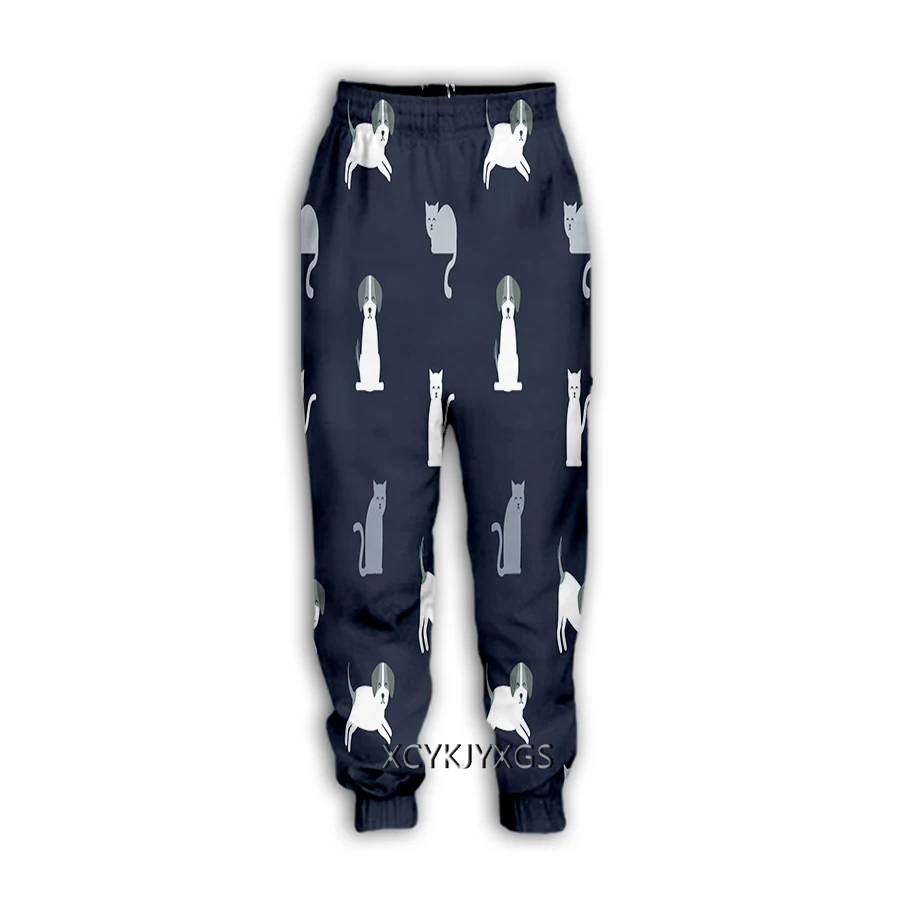 

phechion 3D New Men/Women Happy Dogs Drawing Art Print-Casual Pants Sweatpants Straight Pants Sweatpants Jogging Trousers K129